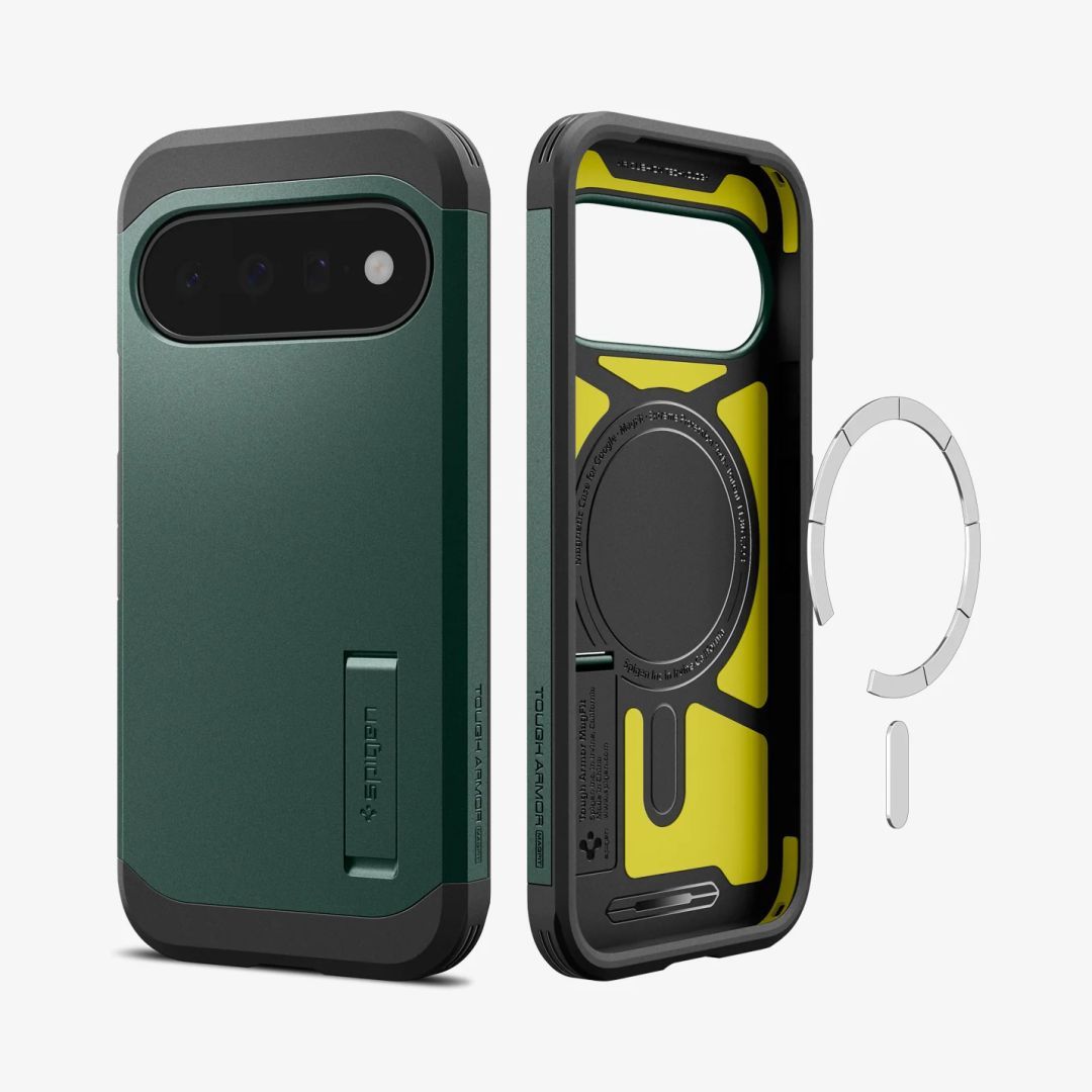 Spigen Tough Armor MagSafe case for Google Pixel 11 Abyss Green Spigen Tough Armor MagSafe case for Google Pixel 11 Abyss Green