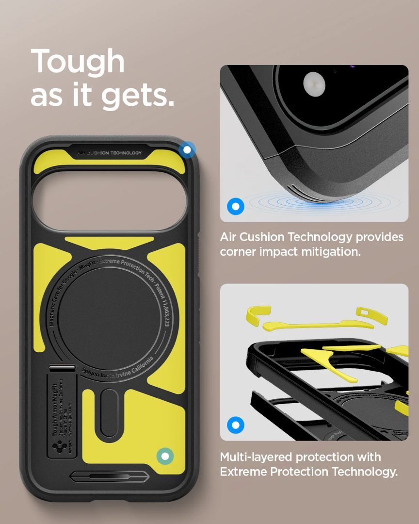 Spigen Tough Armor MagSafe case for Google Pixel 11 Black Spigen Tough Armor MagSafe case for Google Pixel 11 Black