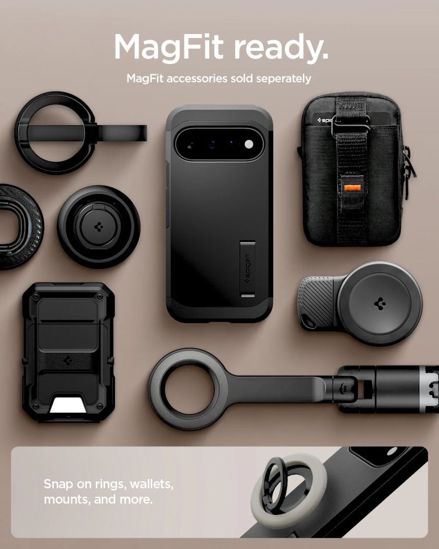 Spigen Tough Armor MagSafe case for Google Pixel 11 Black Spigen Tough Armor MagSafe case for Google Pixel 11 Black
