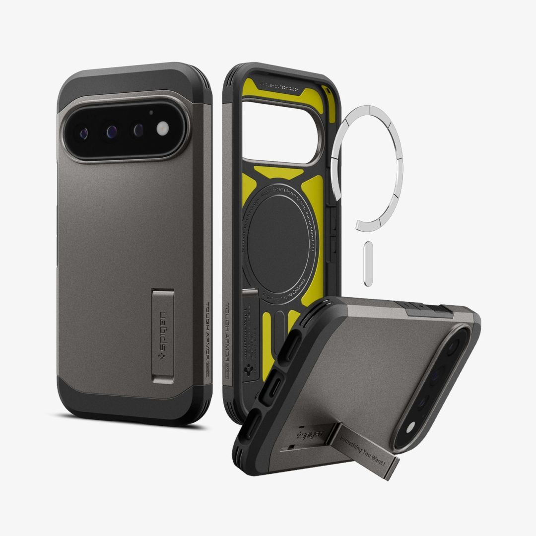Spigen Tough Armor MagSafe case for Google Pixel 11 Pro Gunmetal Spigen Tough Armor MagSafe case for Google Pixel 11 Pro Gunmetal