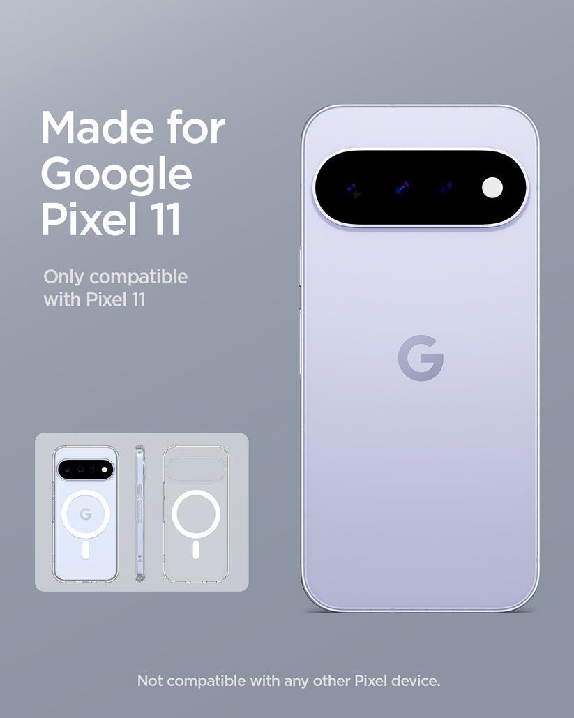Spigen Ultra Hybrid MagSafe case for Google Pixel 11 Clear White Spigen Ultra Hybrid MagSafe case for Google Pixel 11 Clear White