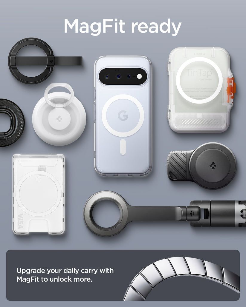 Spigen Ultra Hybrid MagSafe case for Google Pixel 11 Clear White Spigen Ultra Hybrid MagSafe case for Google Pixel 11 Clear White