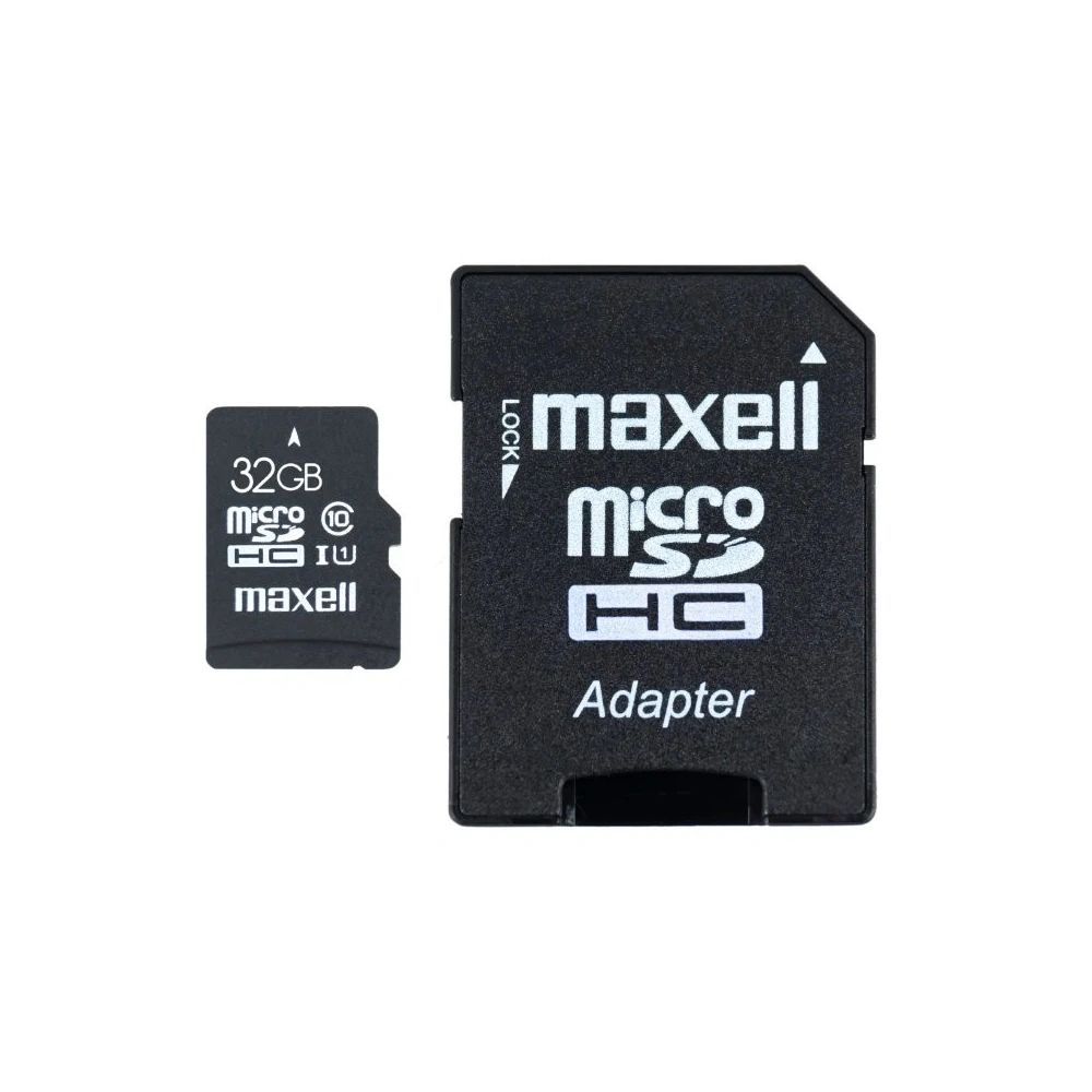 Maxell 32GB microSDHC CL10 + adapterrel Maxell 32GB microSDHC CL10 + adapterrel