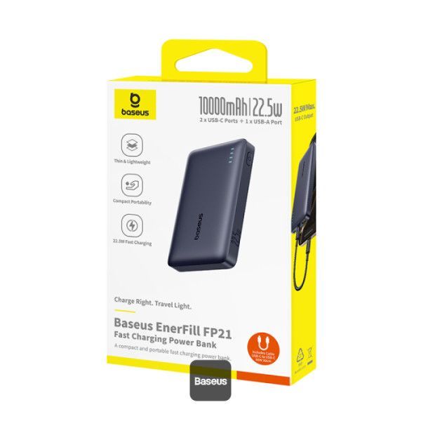 Baseus EnerFill FP21 10000mAh PowerBank Black Baseus EnerFill FP21 10000mAh PowerBank Black