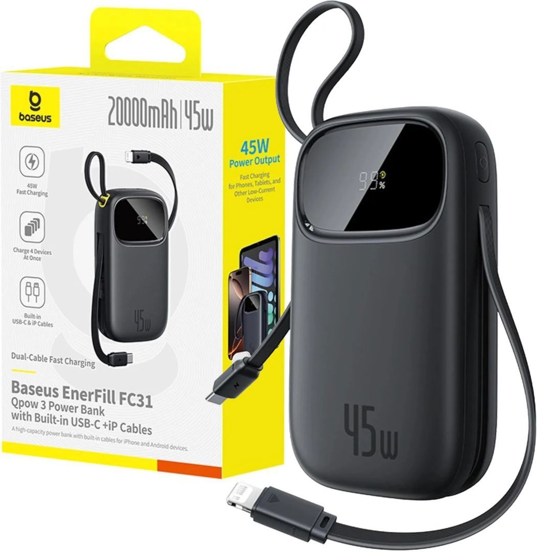 Baseus EnerFill FC31 20000mAh PowerBank Black Baseus EnerFill FC31 20000mAh PowerBank Black