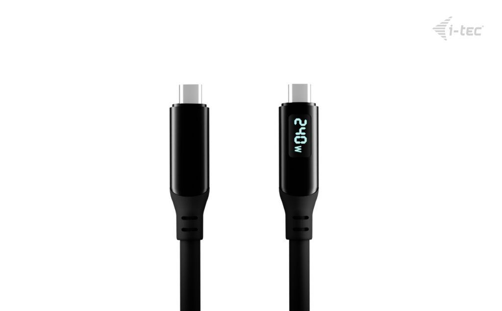 I-TEC Thunderbolt 4/USB4 Class Pro Cable 240W with LCD I-TEC Thunderbolt 4/USB4 Class Pro Cable 240W with LCD