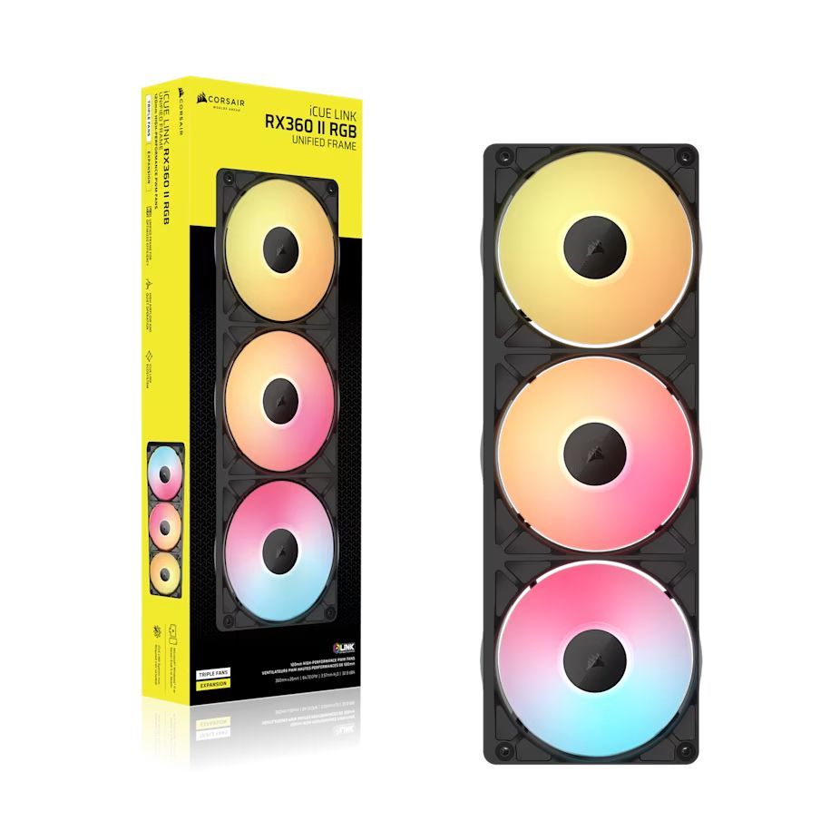 Msi iCUE Link RX360 II Unified Frame RGB Black