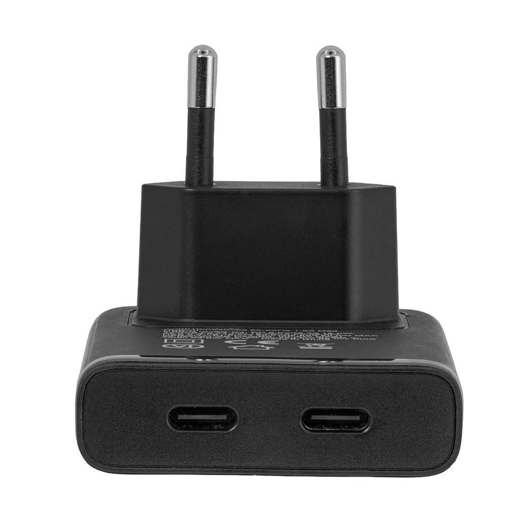 Club3D CAC-1935 USB-C Two Ports Slim Charger 65W GaN PD3.1 PPS