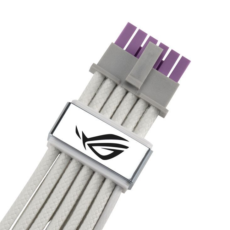 Asus ROG-EQUALIZER 12v-2x6 PCIe power cable White Asus ROG-EQUALIZER 12v-2x6 PCIe power cable White