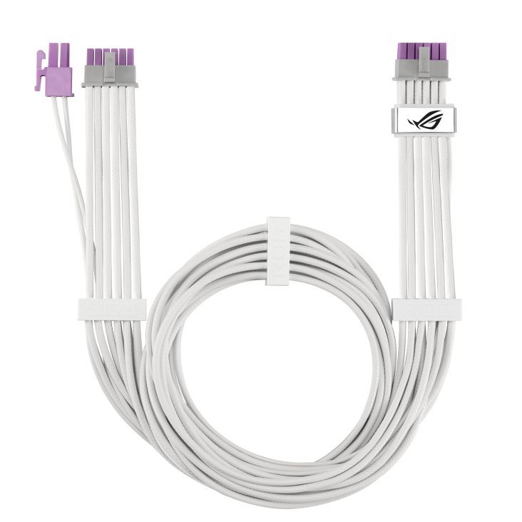Asus ROG-EQUALIZER 12v-2x6 PCIe power cable White Asus ROG-EQUALIZER 12v-2x6 PCIe power cable White