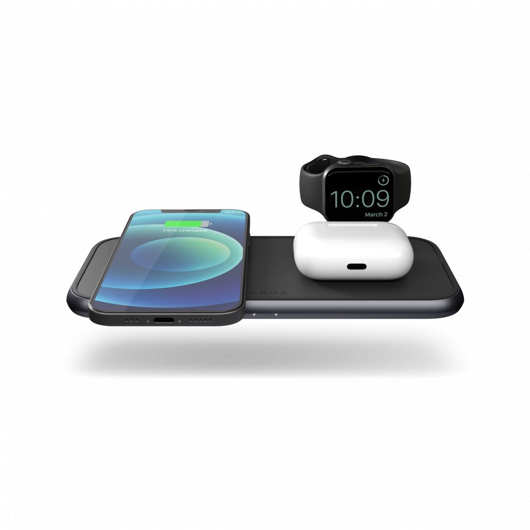 Zens 4-in-1 Wireless Charger Black Zens 4-in-1 Wireless Charger Black