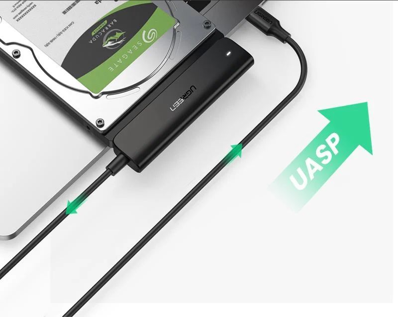 UGREEN USB-C to SATA adapter Black UGREEN USB-C to SATA adapter Black