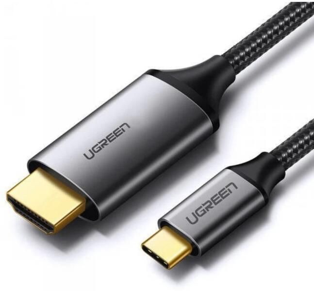 UGREEN USB-C to HDMI Male to Male Cable Aluminum Shell 1,5m Black UGREEN USB-C to HDMI Male to Male Cable Aluminum Shell 1,5m Black