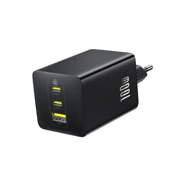 Baseus EnerFill FE11 Fast Charger 2C+U 100W Black Baseus EnerFill FE11 Fast Charger 2C+U 100W Black