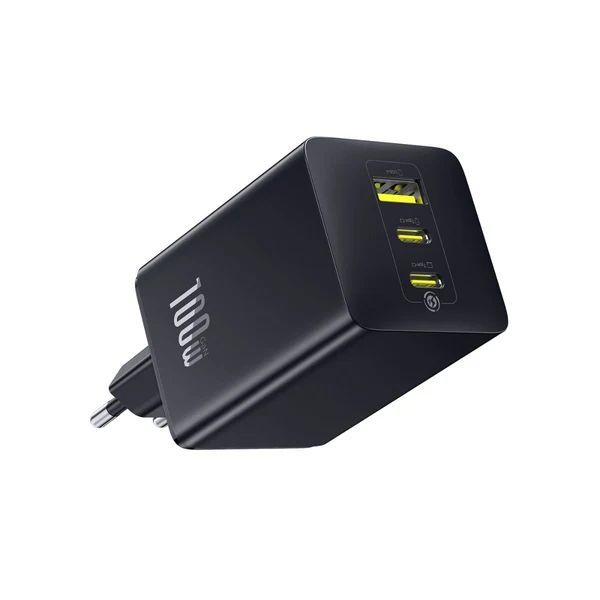 Baseus EnerFill FE11 Fast Charger 2C+U 100W Black Baseus EnerFill FE11 Fast Charger 2C+U 100W Black