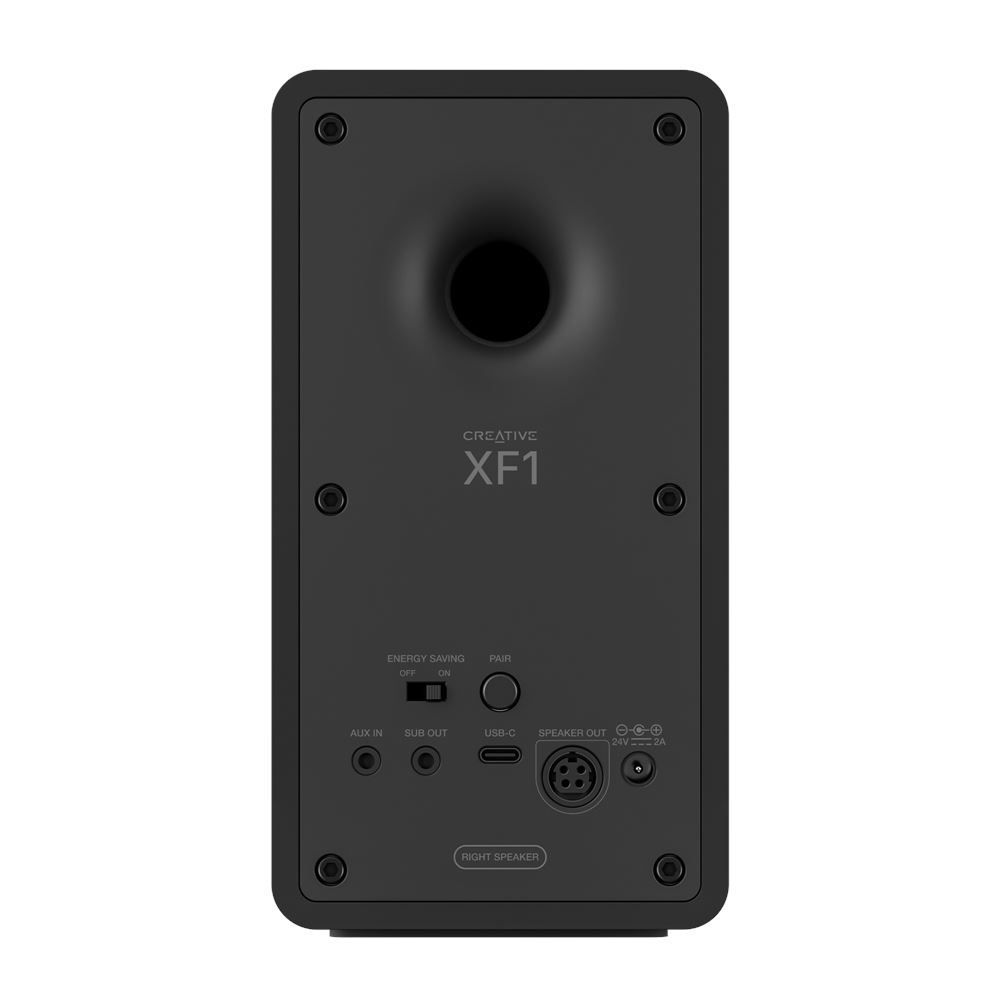 Creative XF1 Hi-resolution Bluetooth 6.0 Desktop Speakers Black Creative XF1 Hi-resolution Bluetooth 6.0 Desktop Speakers Black