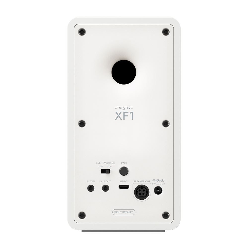 Creative XF1 Hi-resolution Bluetooth 6.0 Desktop Speakers White Creative XF1 Hi-resolution Bluetooth 6.0 Desktop Speakers White