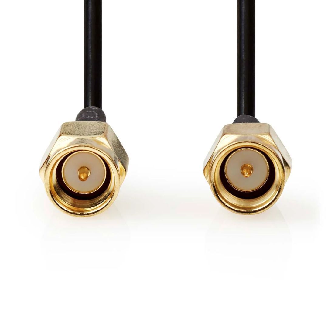 Nedis SMA Cable 2m Black Nedis SMA Cable 2m Black