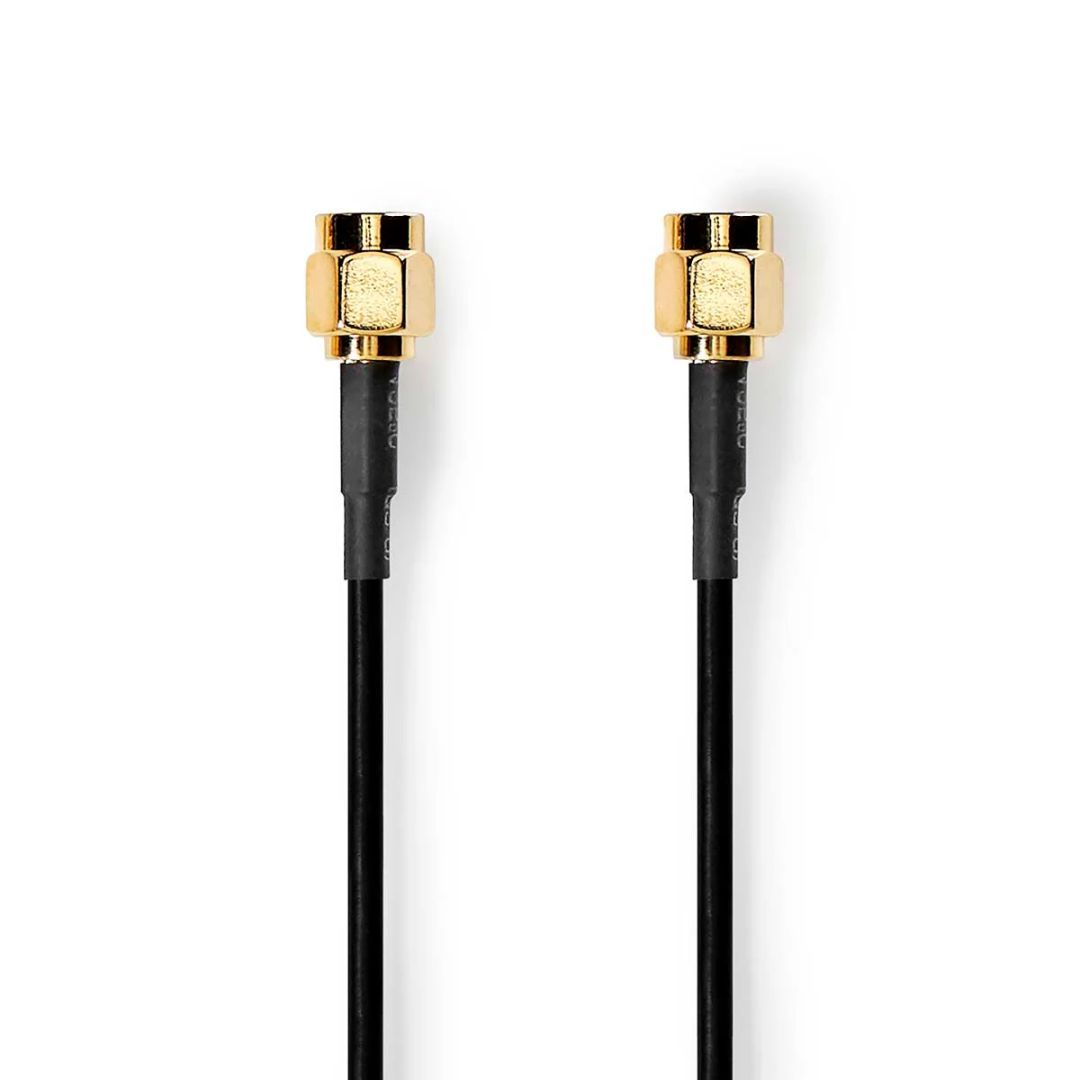 Nedis SMA Cable 2m Black Nedis SMA Cable 2m Black