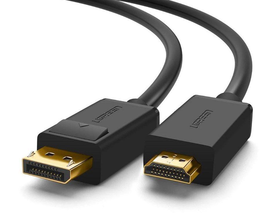 UGREEN DisplayPort to HDMI Cable 1,5m Black UGREEN DisplayPort to HDMI Cable 1,5m Black