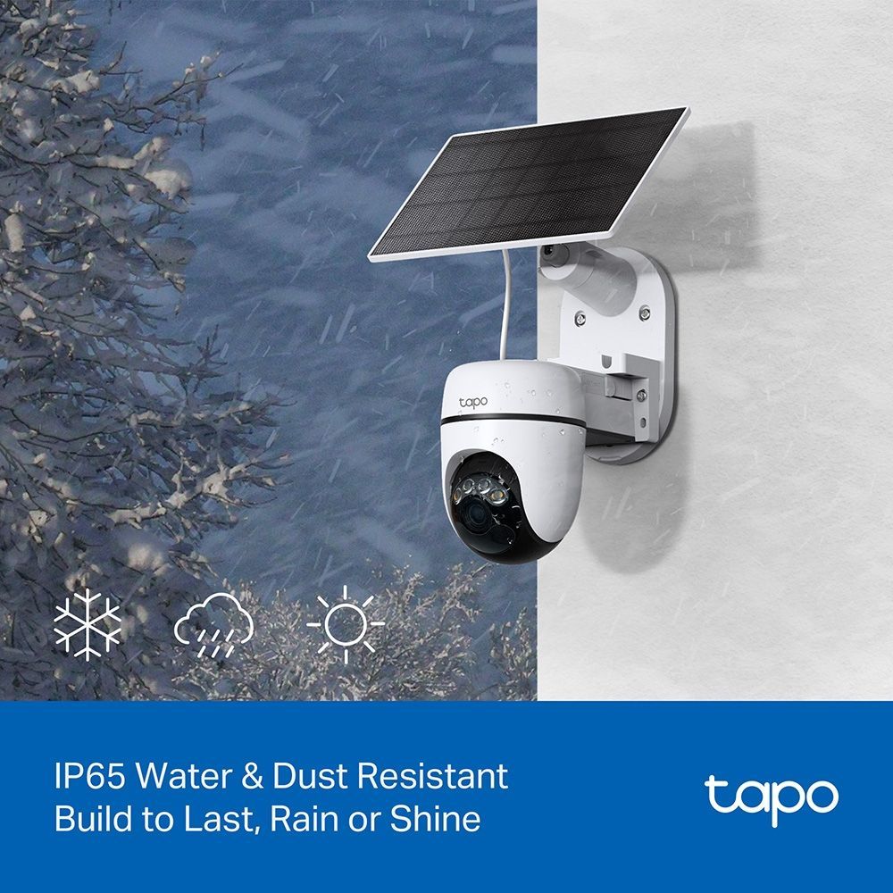 TP-Link Tapo TC90 KIT Solar-Powered Pan/Tilt Security Camera Kit