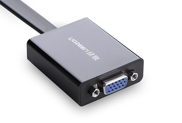 UGREEN 40248 VGA (D-Sub) to HDMI adapter cable Black UGREEN 40248 VGA (D-Sub) to HDMI adapter cable Black