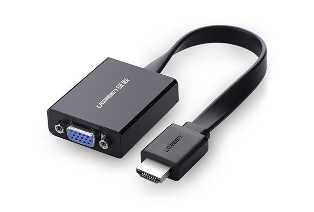 UGREEN 40248 VGA (D-Sub) to HDMI adapter cable Black UGREEN 40248 VGA (D-Sub) to HDMI adapter cable Black