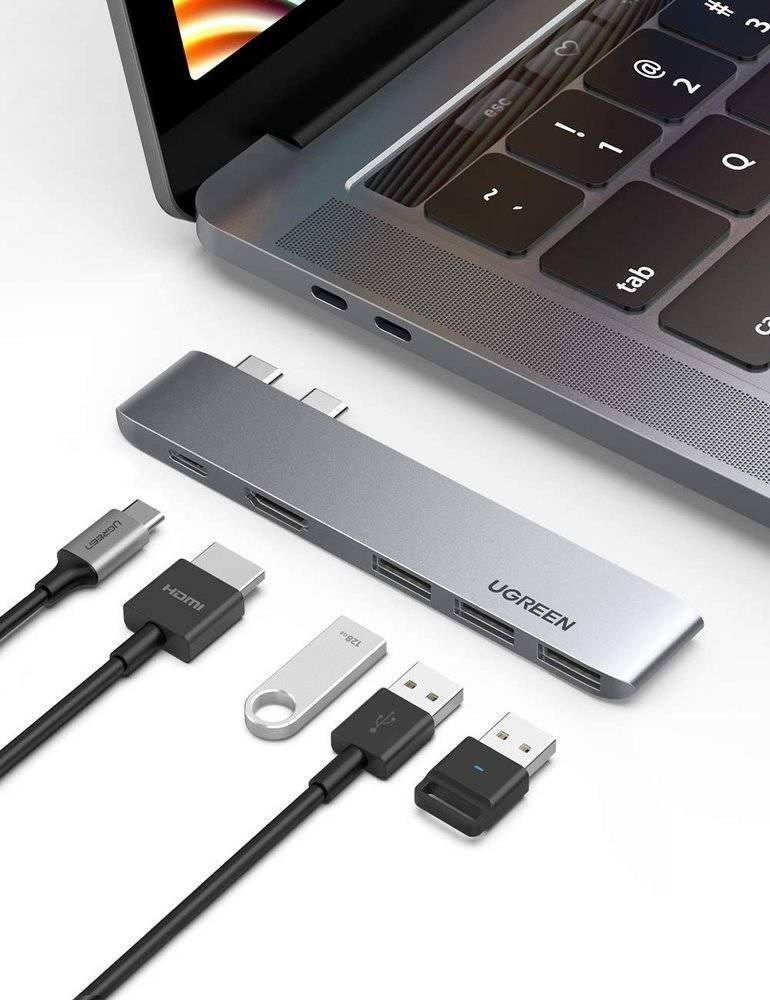 UGREEN CM251 60559 Laptop Dock/Port Replicator Silver UGREEN CM251 60559 Laptop Dock/Port Replicator Silver