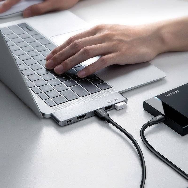 UGREEN CM251 60559 Laptop Dock/Port Replicator Silver UGREEN CM251 60559 Laptop Dock/Port Replicator Silver