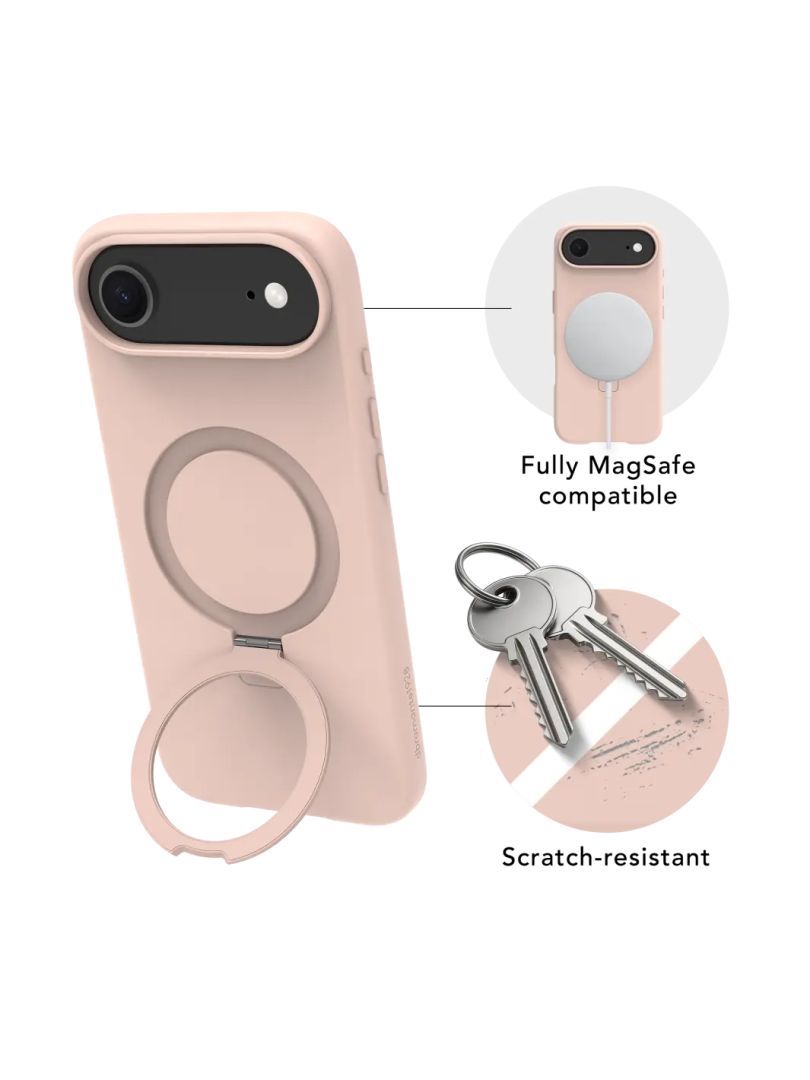 dbramante1928 Roskilde MagSafe Kickstand ICON case for iPhone Air Pink Sand dbramante1928 Roskilde MagSafe Kickstand ICON case for iPhone Air Pink Sand