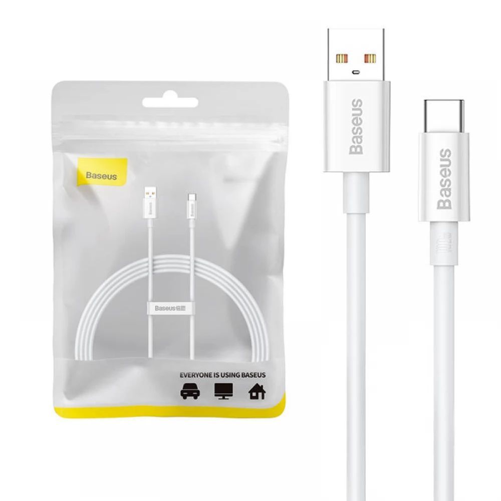 Baseus Superior USB-USB-C 100W 1,5m White Baseus Superior USB-USB-C 100W 1,5m White