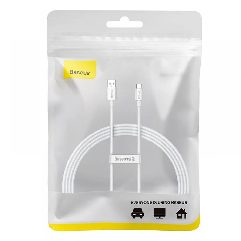 Baseus Superior USB-USB-C 100W 1,5m White Baseus Superior USB-USB-C 100W 1,5m White