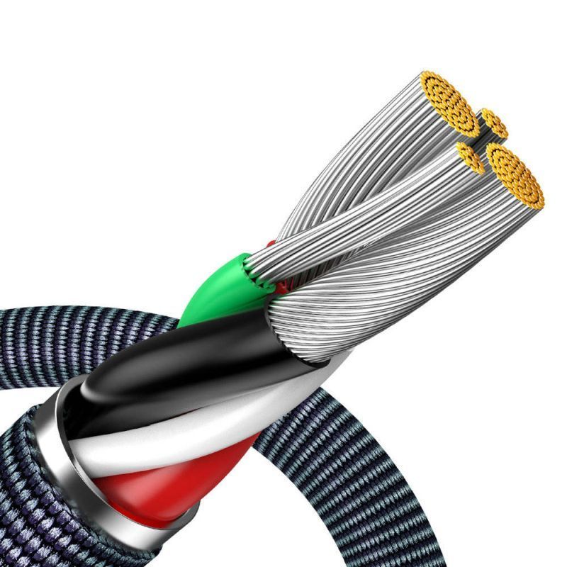 Baseus Crystal Shine USB-Lightning Cable 2m Black Baseus Crystal Shine USB-Lightning Cable 2m Black