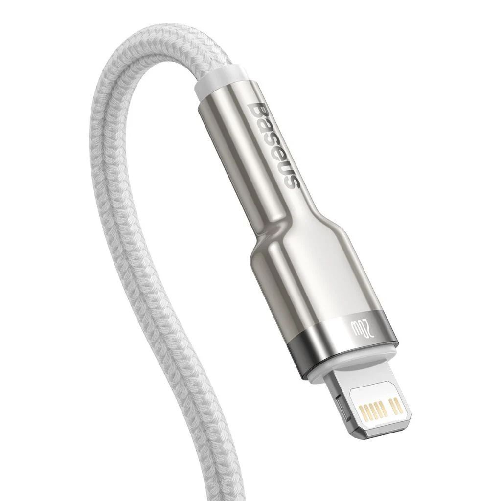 Baseus Cafule USB-C - Lightning Cable 20W 1m White Baseus Cafule USB-C - Lightning Cable 20W 1m White