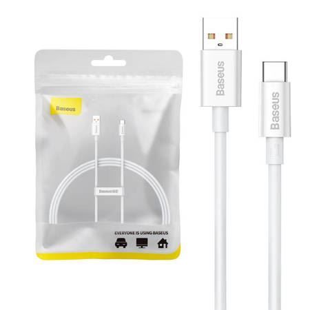Baseus Superior USB-A USB-C Cable 1m White Baseus Superior USB-A USB-C Cable 1m White