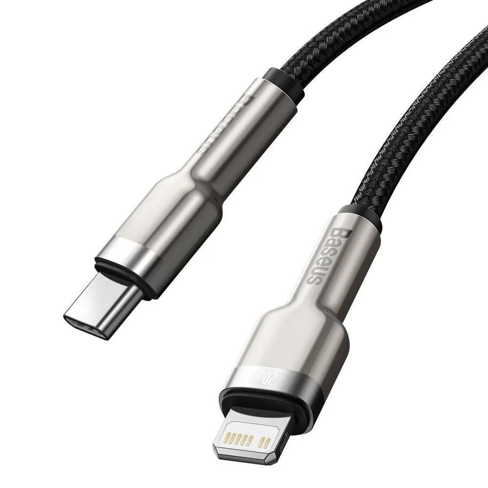Baseus Cafule USB-C - Lightning Cable 20W 2m Black Baseus Cafule USB-C - Lightning Cable 20W 2m Black