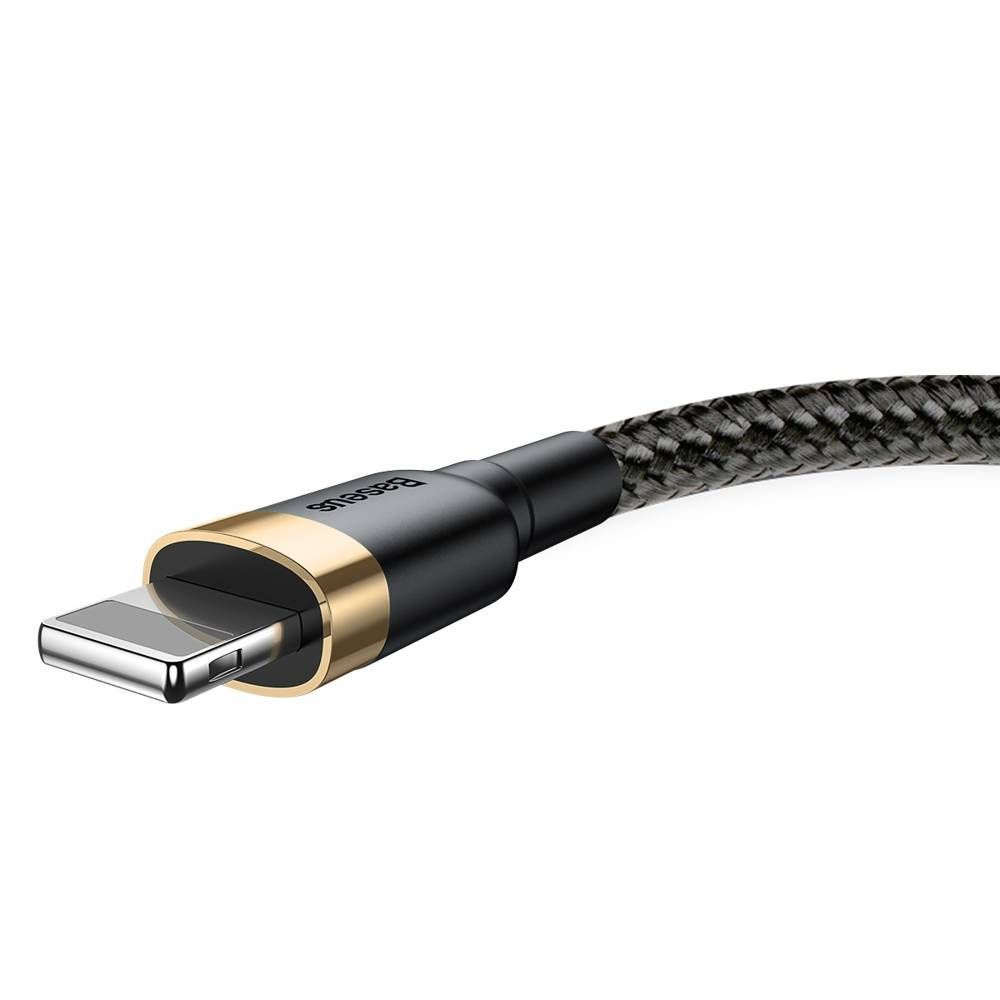 Baseus Cafule Lightning Cable 1,5A 2m Black/Gold Baseus Cafule Lightning Cable 1,5A 2m Black/Gold
