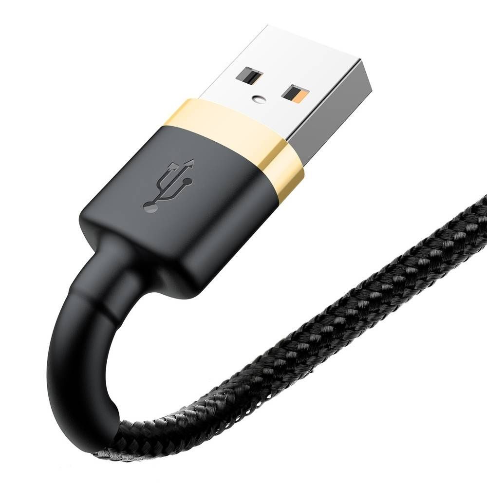 Baseus Cafule Lightning Cable 1,5A 2m Black/Gold Baseus Cafule Lightning Cable 1,5A 2m Black/Gold