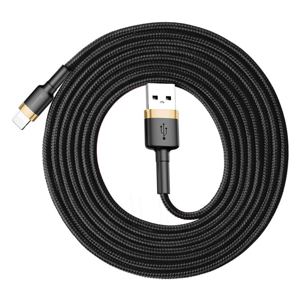 Baseus Cafule Lightning Cable 1,5A 2m Black/Gold Baseus Cafule Lightning Cable 1,5A 2m Black/Gold