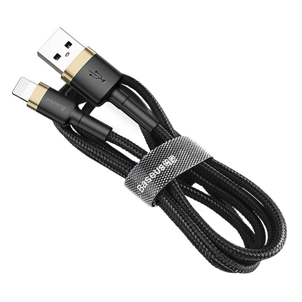 Baseus Cafule Lightning Cable 1,5A 2m Black/Gold Baseus Cafule Lightning Cable 1,5A 2m Black/Gold
