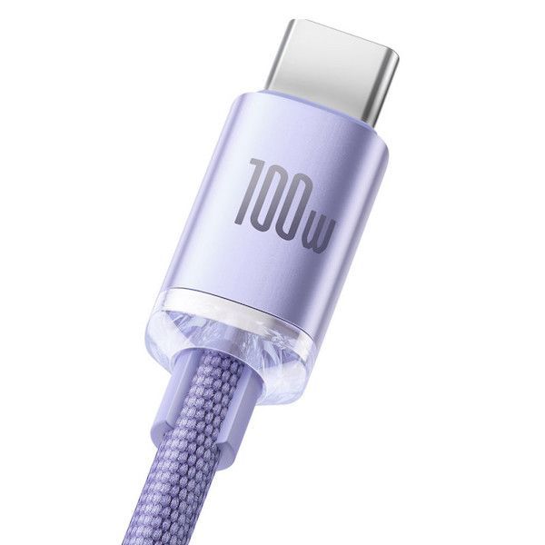 Baseus Crystal Shine USB-C Cable 1,2m Purple Baseus Crystal Shine USB-C Cable 1,2m Purple