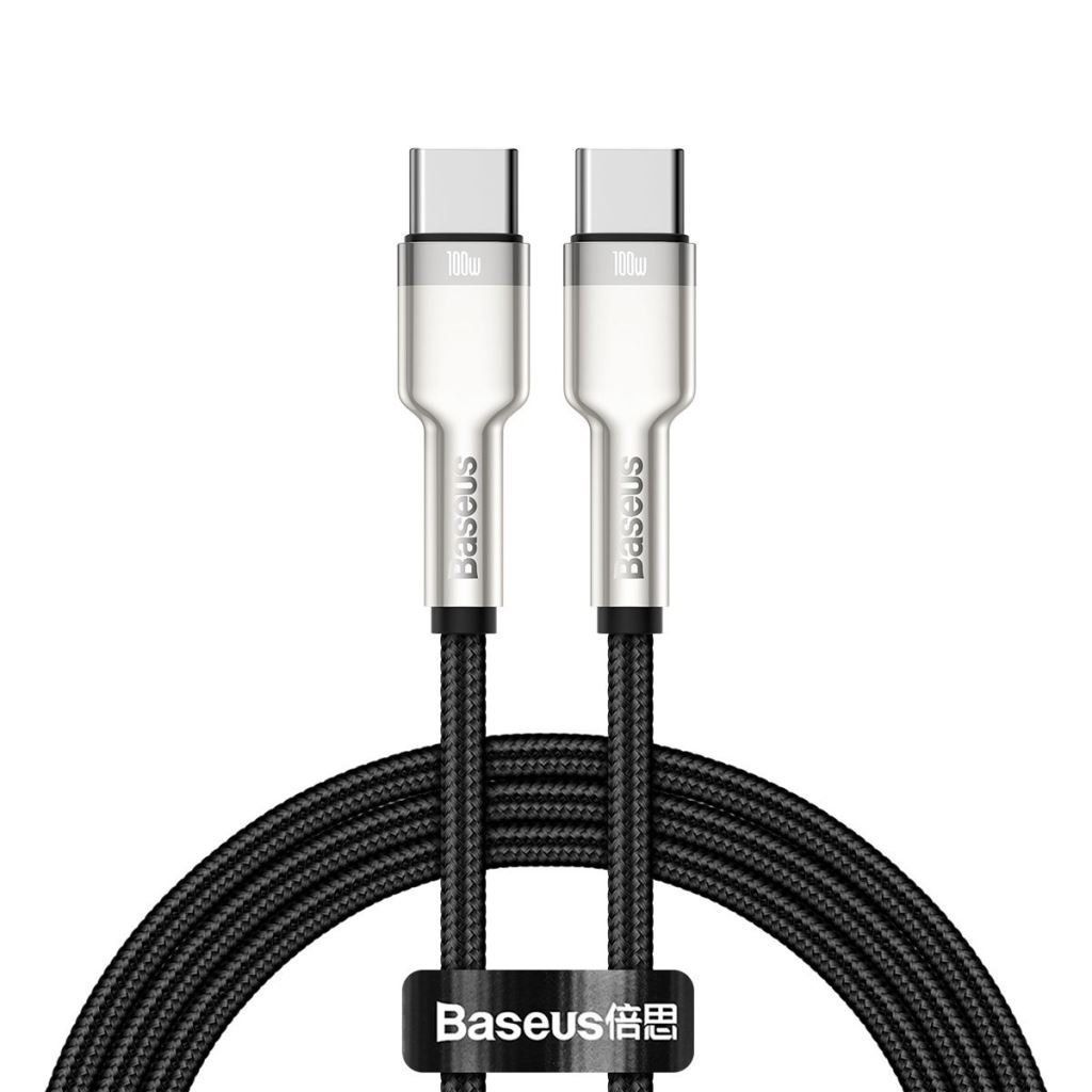 Baseus Cafule USB-C - USB-C Cable 100W 1m Black Baseus Cafule USB-C - USB-C Cable 100W 1m Black