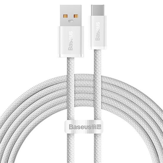 Baseus Dynamic Series USB to USB-C 100W Cable 2m White Baseus Dynamic Series USB to USB-C 100W Cable 2m White