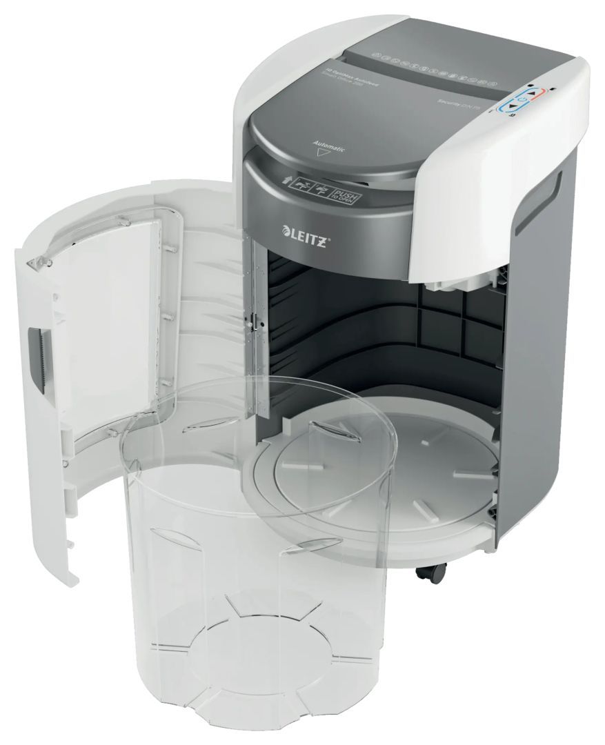 Leitz IQ OptiMax Autofeed Small Office 200 P4 Iratmegsemmisítő White Leitz IQ OptiMax Autofeed Small Office 200 P4 Iratmegsemmisítő White