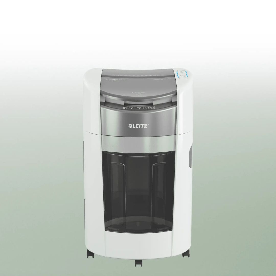 Leitz IQ OptiMax Autofeed Office 300 P4 Iratmegsemmisítő White Leitz IQ OptiMax Autofeed Office 300 P4 Iratmegsemmisítő White