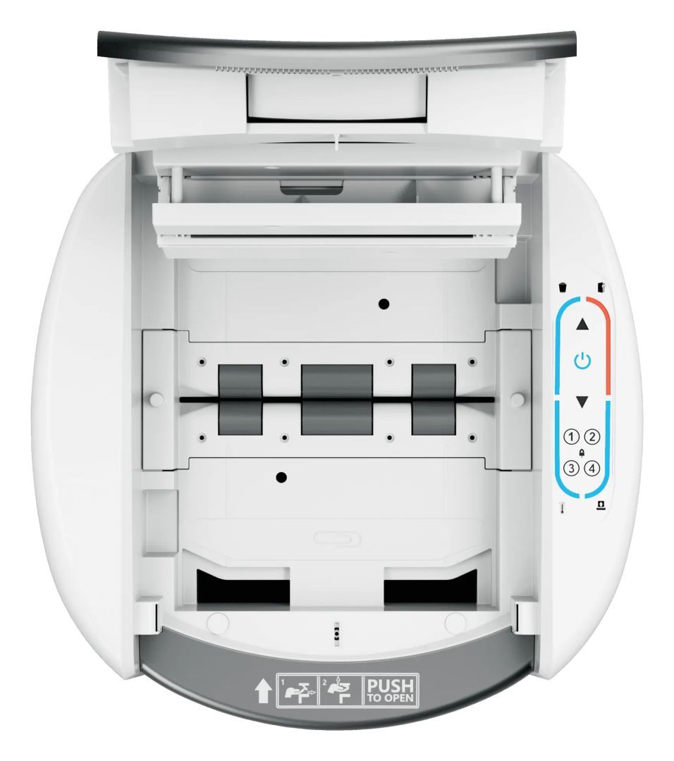 Leitz IQ OptiMax Autofeed Office 300 P4 Iratmegsemmisítő White Leitz IQ OptiMax Autofeed Office 300 P4 Iratmegsemmisítő White