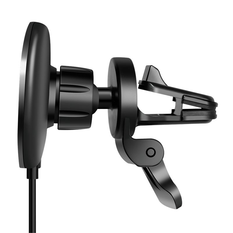 Logilink Magnetic car smartphone holder with charging function Black