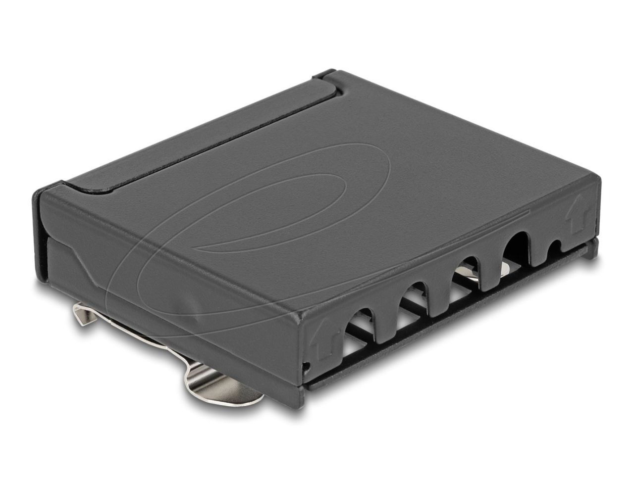 DeLock 4-port Patch Panel Black DeLock 4-port Patch Panel Black