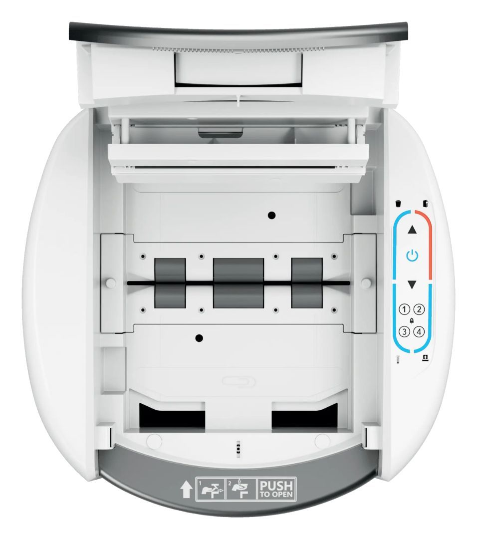 Leitz IQ OptiMax Autofeed Office 300 P5 Iratmegsemmisítő White Leitz IQ OptiMax Autofeed Office 300 P5 Iratmegsemmisítő White