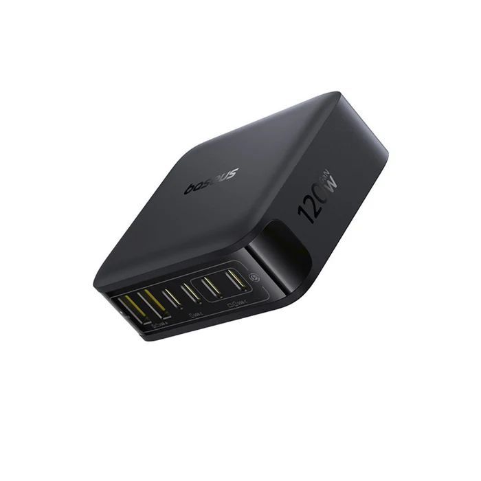 Baseus EnerFill FH21 Desktop Charging Station 4C+2U 120W Black Baseus EnerFill FH21 Desktop Charging Station 4C+2U 120W Black